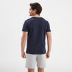Ensemble pyjama 2 pièces bleu marine homme