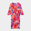 Robe ajustée noeud avec boucle Mosquitos rose fushia femme
