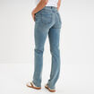 Jeans slim coton bleu femme