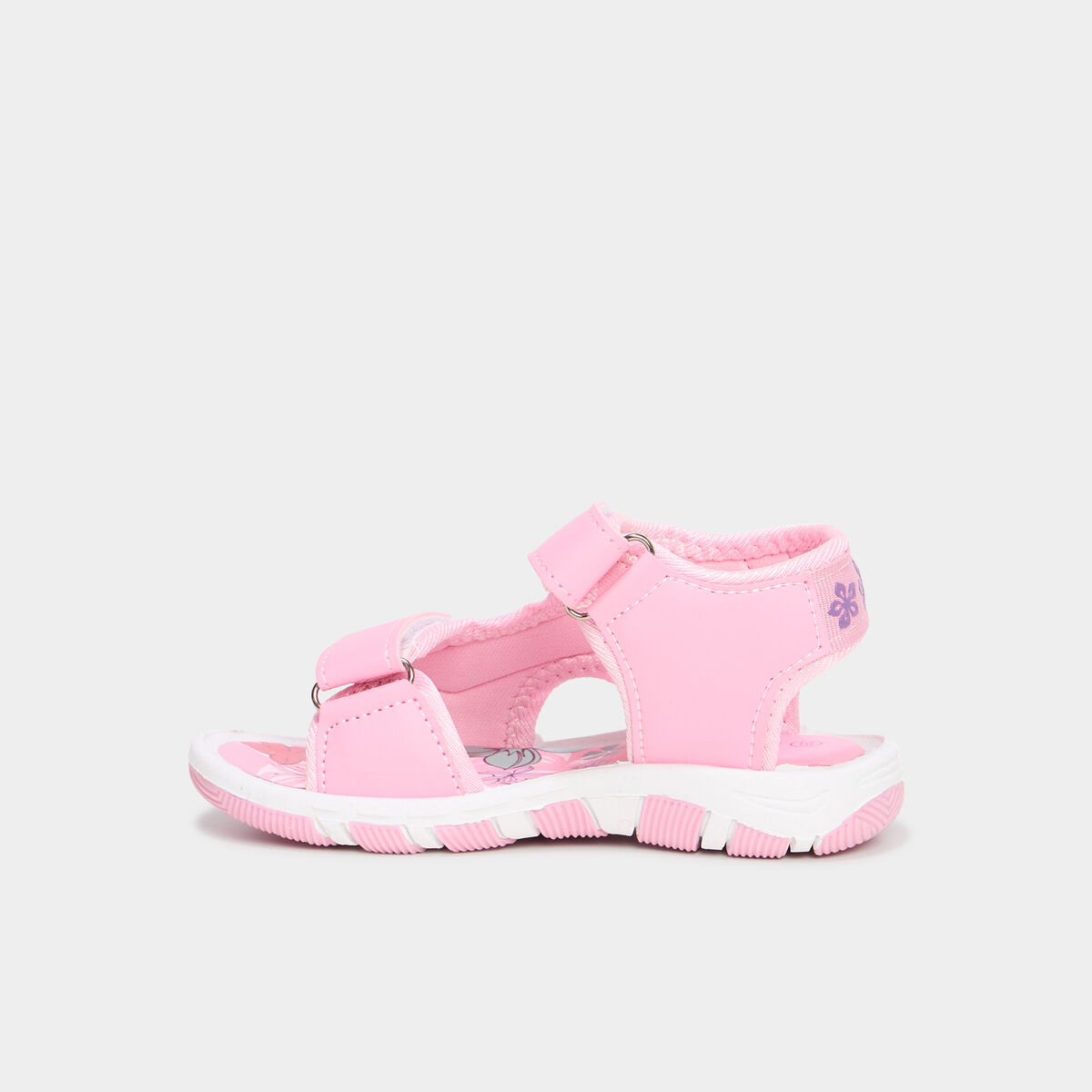 Sandales à scratchs Vaiana rose fille