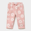 Pantalon de jogging molleton &agrave; noeud rose b&eacute;b&eacute; fille