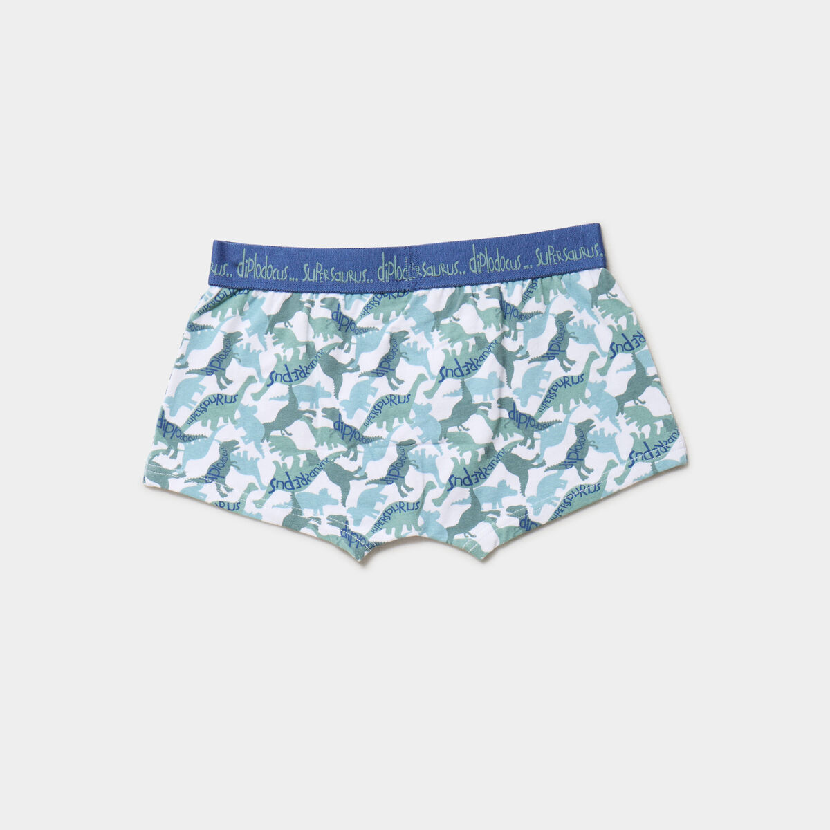 Lot 5 boxers coton majoritaire vert kaki gar&ccedil;on