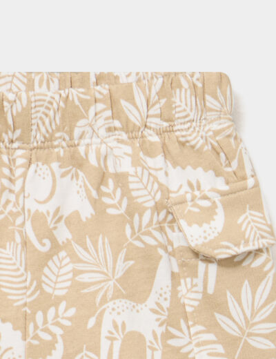 Short poches avec rabat beige b&eacute;b&eacute; gar&ccedil;on