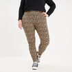 Legging en coton sable femme grande taille
