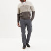 Pantalon longueur modulable cargo gris foncé homme