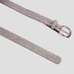 Ceinture à strass gris argent femme