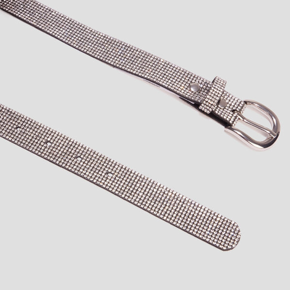 ceinture a strass gris argent femme Ceinture à strass gris argent femme