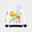 Sweat à capuche hoodie Pokémon blanc garçon