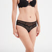 Shorty en dentelle coton noir femme