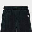 Pantalon relax effet velours c&ocirc;tel&eacute; vert fonc&eacute; gar&ccedil;on