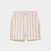 Bermuda chino droit coton blanc homme