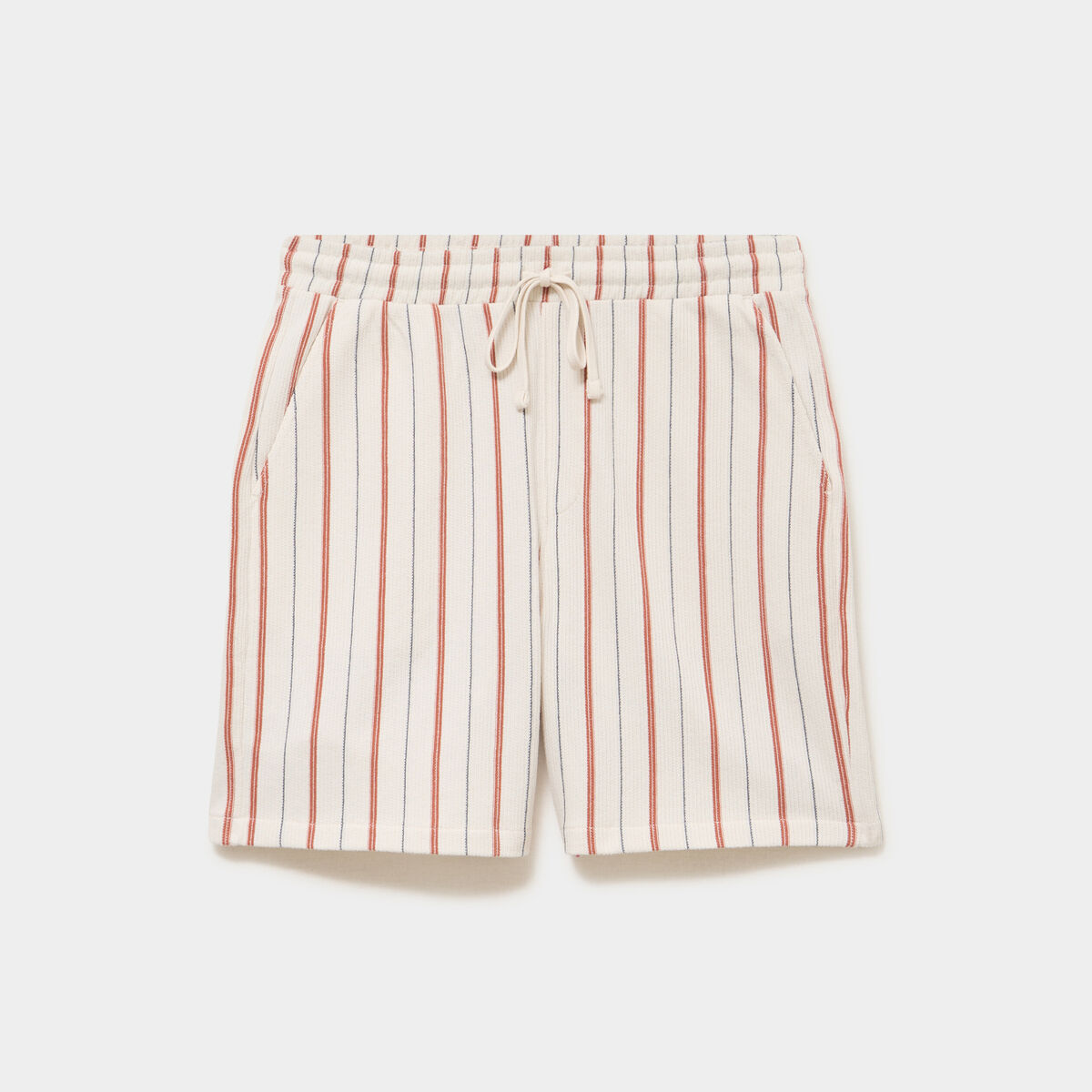 Bermuda chino droit coton blanc homme