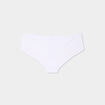 Shorty microfibre sans coutures blanc femme