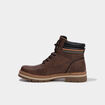 Boots &agrave; lacets avec semelle crant&eacute;e marron homme
