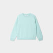 Sweat col rond manches longues vert pastel fille