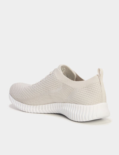 Baskets running semelles mémoire forme gris femme