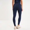 Legging de sport taille haute bleu marine femme