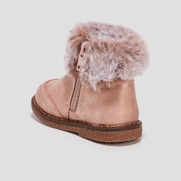 bottines lulu castagnette rose bebef Bottines Lulu Castagnette rose bébé fille