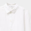 Chemise manches longues blanc fille