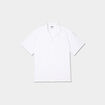 Chemise manches courtes gaze de coton blanc homme