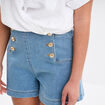 Short en jeans &agrave; pont denim double stone femme