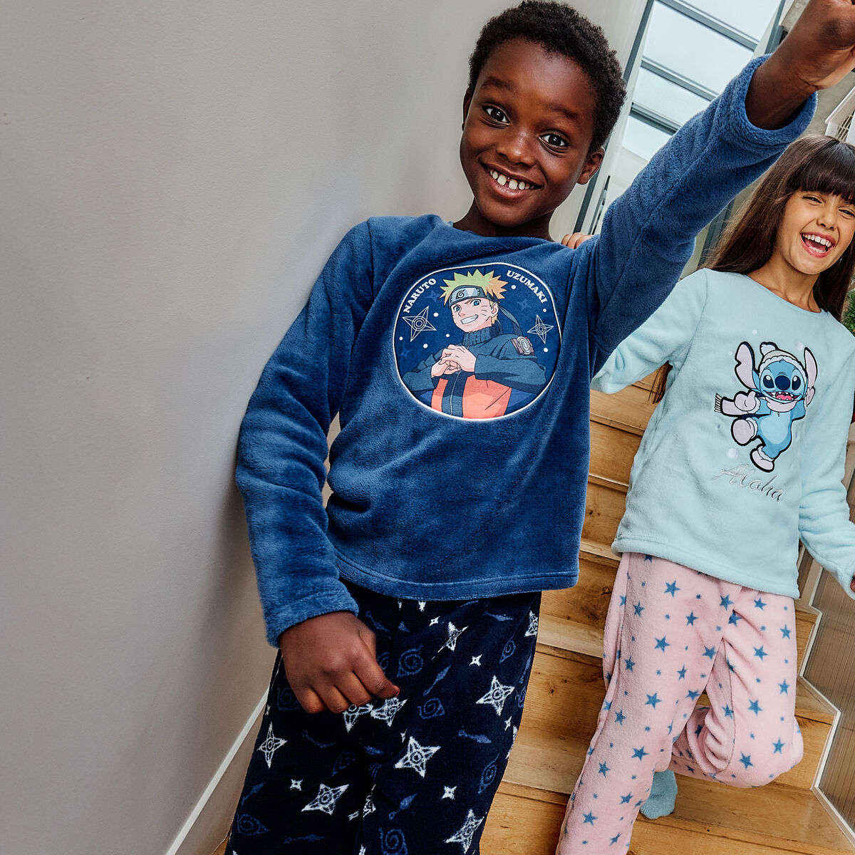 Ensemble pyjama Naruto coffret cadeau bleu gar&ccedil;on