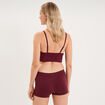 Brassi&egrave;re c&ocirc;tel&eacute;e padd&eacute;e sans armature prune femme