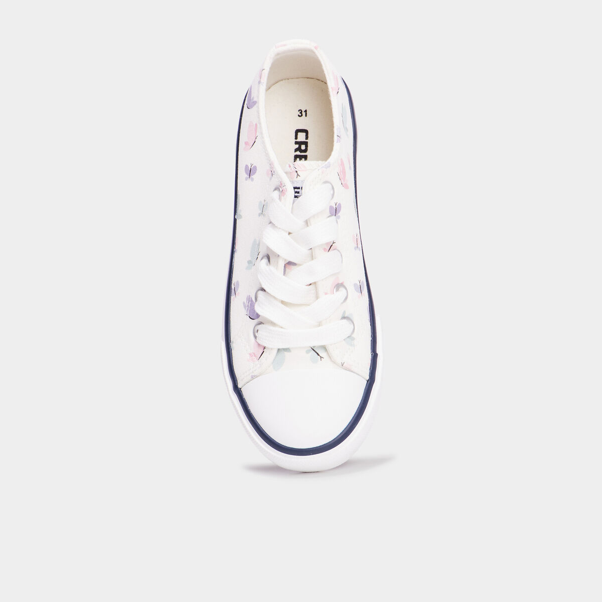 Tennis basses en toile &agrave; lacets Creeks multicolore fille