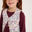 Gilet matelassé sans manches beige fille