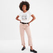 T-shirt manches courtes Tic et Tac ivoire femme