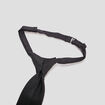 Cravate ajustable noir garçon