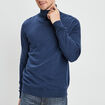 Pull avec col roulé bleu marine homme