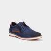 Derbies détails zippés bleu homme