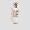Tennis zippées Creeks blanc fille