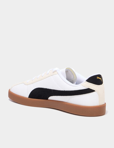 Tennis basses &agrave; lacets Puma Club noir homme