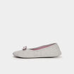 Chaussons ballerines Isotoner gris femme