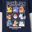 T-shirt manches longues coton Pokémon bleu marine garçon
