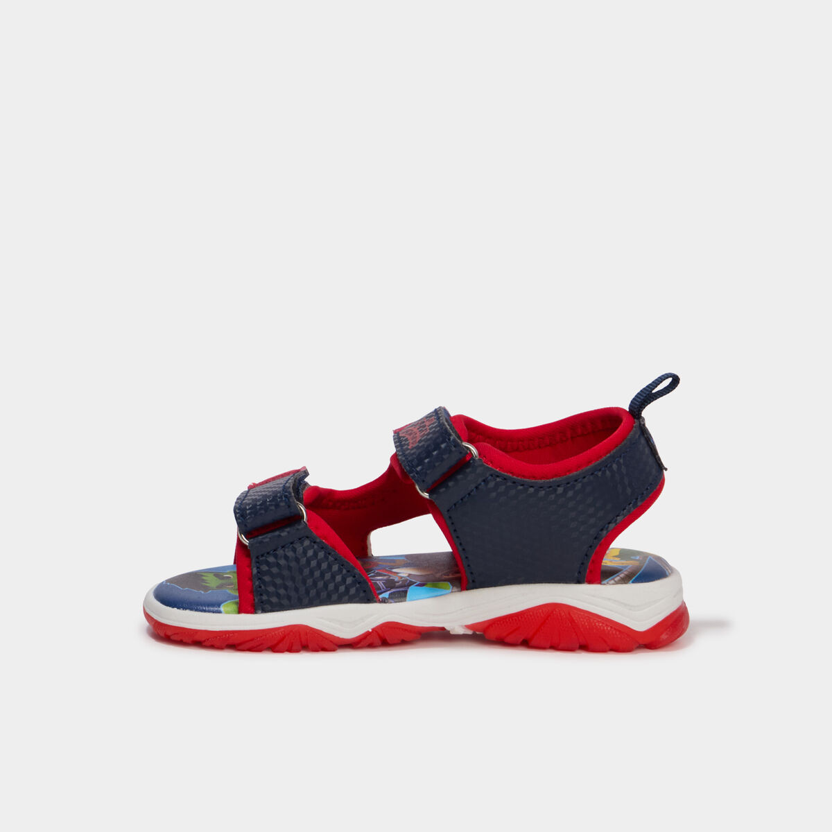 Sandales semelles lumineuses Spider-Man bleu gar&ccedil;on