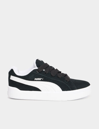 Tennis basses &agrave; lacets Puma noir femme