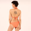 Haut de maillot de bain forme triangle orange femme