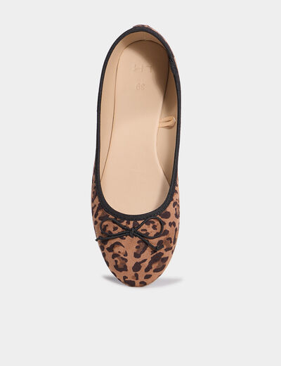 Ballerines avec noeuds multicolore femme