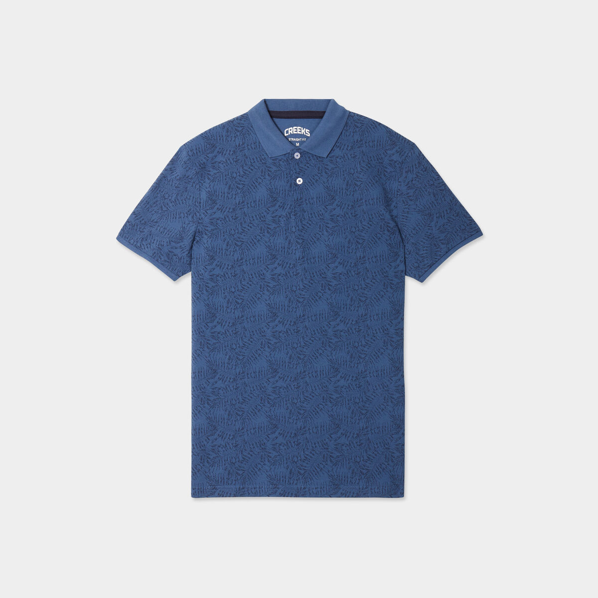 Polo manches courtes Creeks bleu marine homme