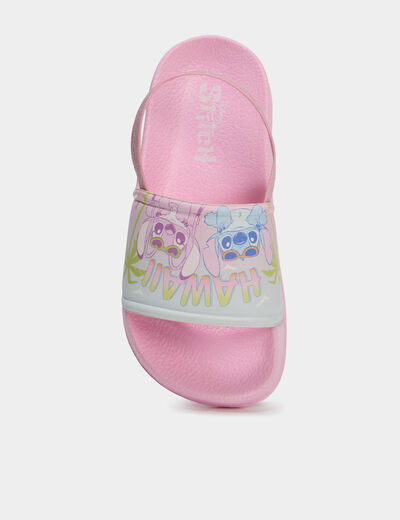 Claquettes de plage Stitch multicolore fille