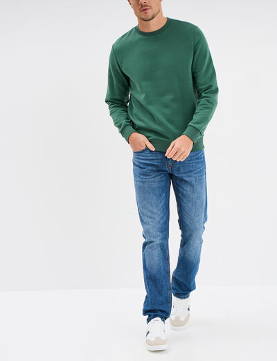 Jeans straight denim 5 poches denim double stone homme