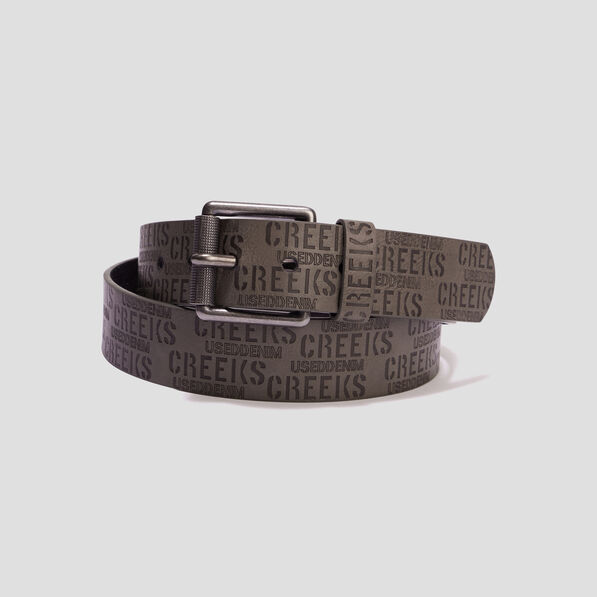 ceinture embossee creeks gris homme Ceinture embossée Creeks gris homme
