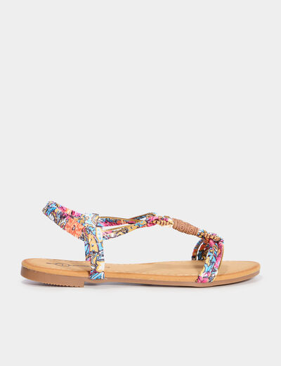 Sandales Mosquitos violet femme