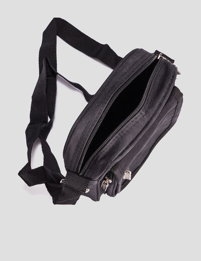 Sac à bandoulière avec poches noir homme