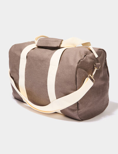 Sac bowling gris foncé femme