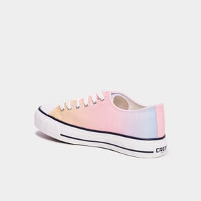 tennis en toile a lacets creeks multicolore fille Tennis en toile à lacets Creeks multicolore fille