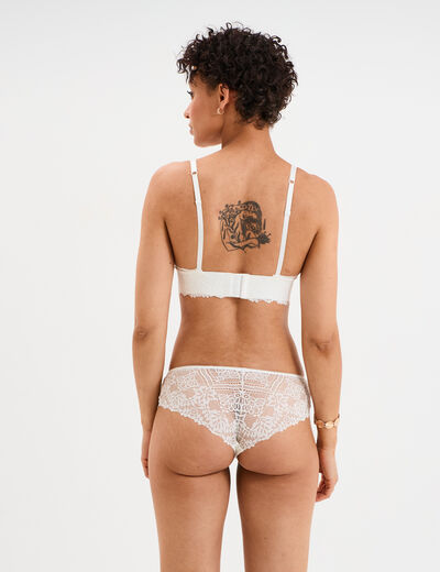 Soutien-gorge triangle paddé blanc femme